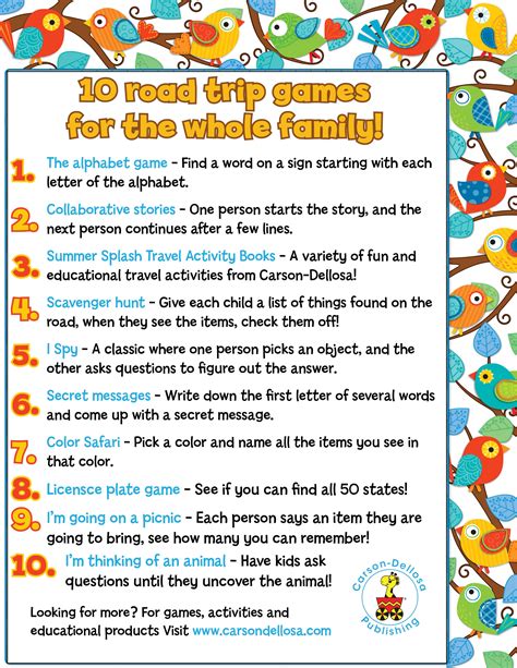 Fun Games To Play On A Road Trip For Adults Fun Guest