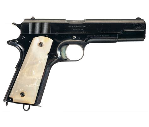 First Year Production Colt 45 Government Model Automatic Pistol With