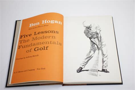 Lot Detail 1957 1st Deluxe Edition Ben Hogans Five Lessons Golf