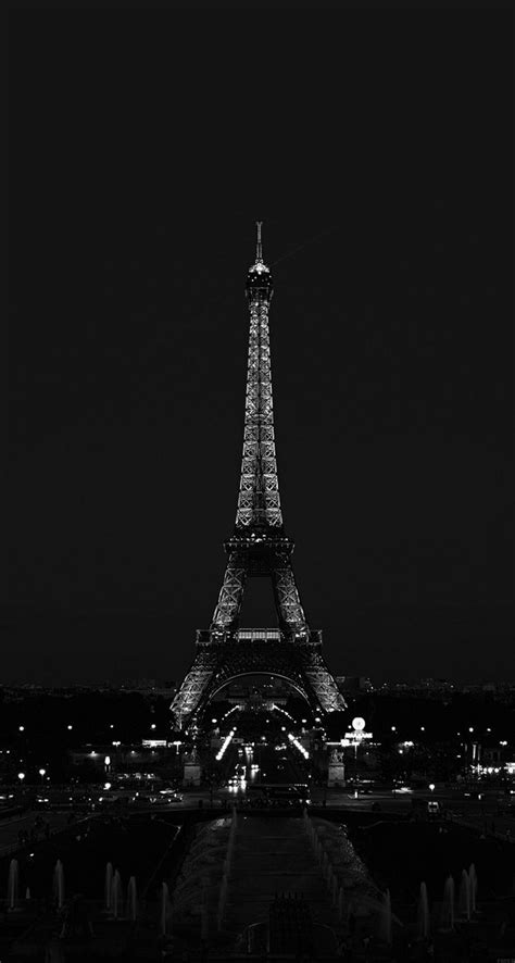 Paris Night France City Dark Eiffel Tower Iphone 5s