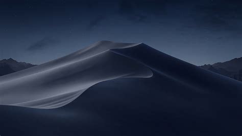 Hd Wallpaper Blue Landscape Night Sky Desert Dune Starry Sky Sand