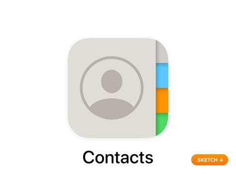 Apple Contacts App Icon Ios 13 App Icon App Icon Design Ios App