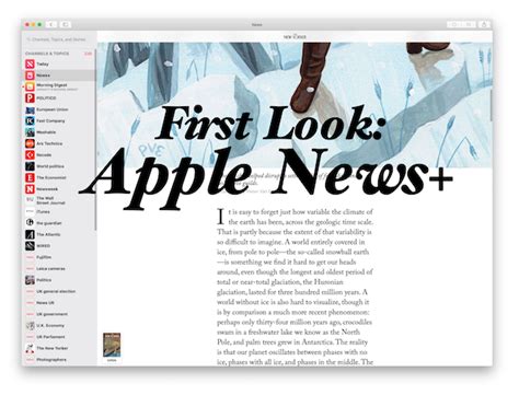 First Look At Apple News The Mac Security Blog