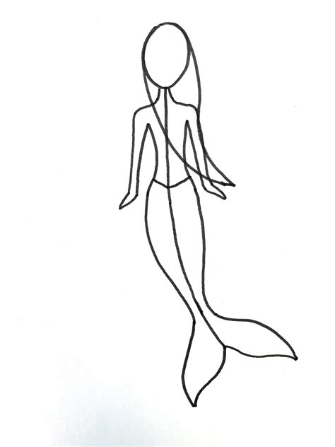 How To Draw A Mermaid Thats Beautiful And Easy Step By Step Drawing