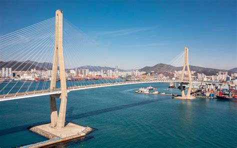 Busan Harbor Bridge Editorial Photography Image Of Urban 270038177