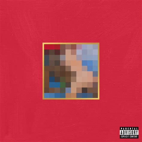 Kanye West My Beautiful Dark Twisted Fantasy Album Cover And Track