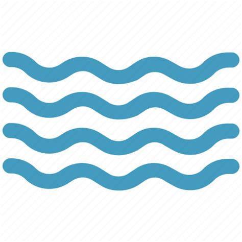 Ocean Sea Water Wave Icon