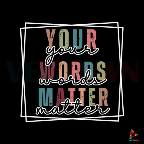 Free Your Words Matter Retro Special Education Teacher Svg File