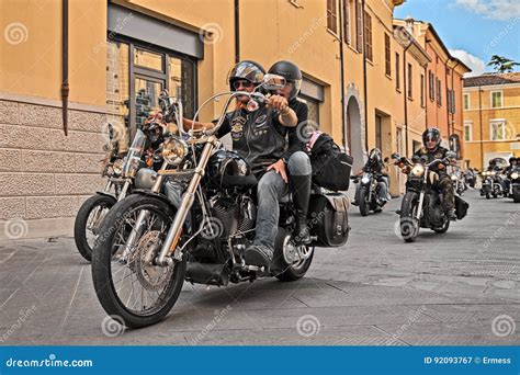 Bikers Riding American Motorcycles Editorial Photography Image Of