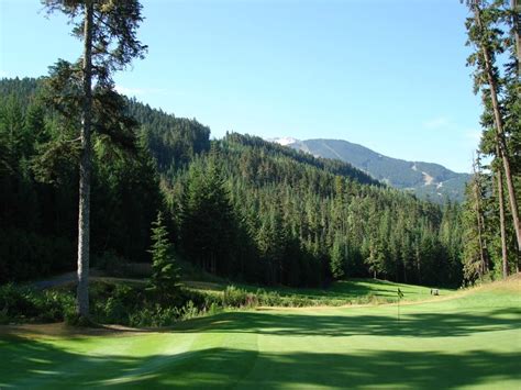 Chateau Whistler Golf Club Whistler British Columbia Hidden Links Golf