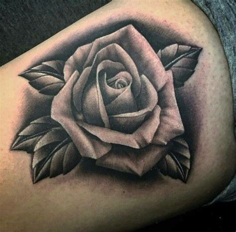 Black And Grey Rose Tattoo Black And Grey Rose Tattoo Black Rose