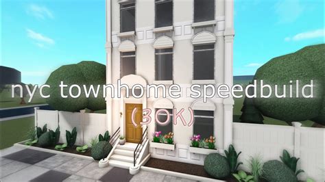 Nyc Townhomeapartment Speedbuild Exterior Only Roblox Bloxburg