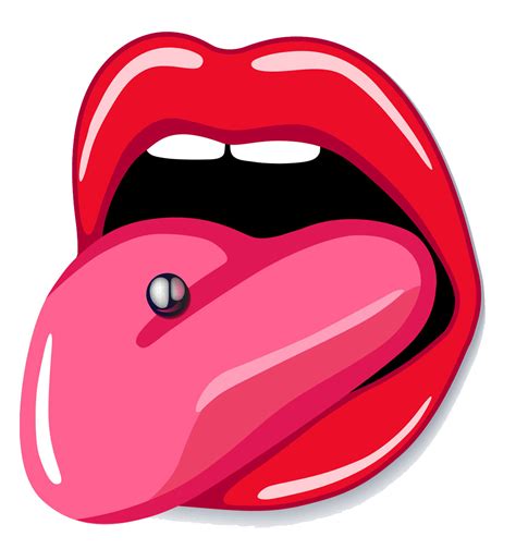 Human Tongue Clipart