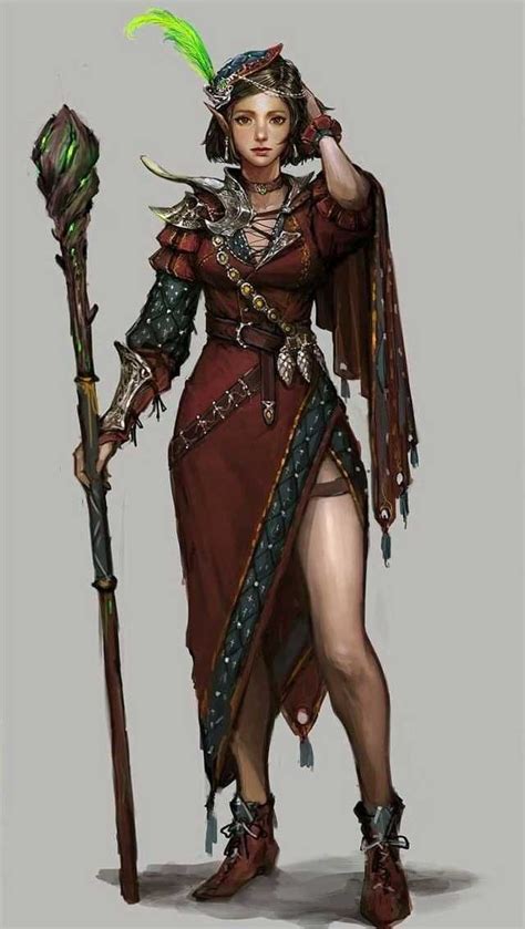 DnD Mages Wizards Sorcerers Female Wizard Elf Characters Fantasy Characters