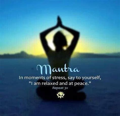 Mantra Meditation Mantras Positive Affirmations