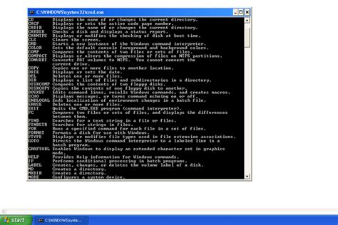 Windows Xp Command Prompt Commands Windows Xp Computer Keyboard
