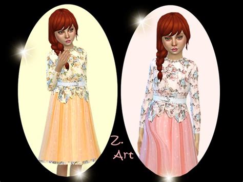 Shiny Drops Dress By Zuckerschnute20 Sims 4 Female Clothes