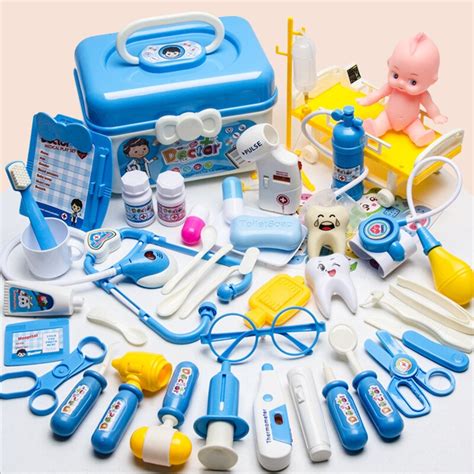 Kids Pretend Play Doctor Toys Set Simulation Medical Equipment