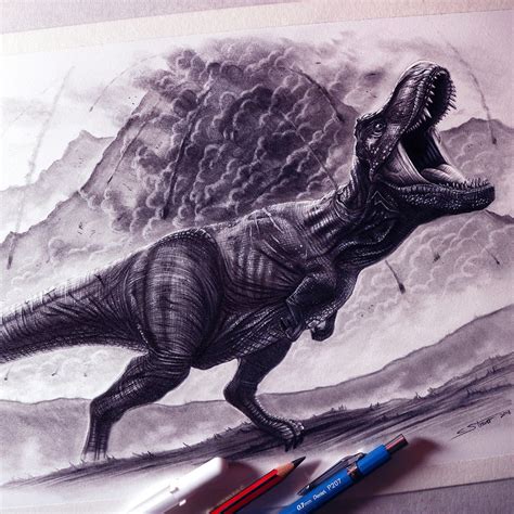 Jurassic World Drawing At Explore Collection Of Jurassic World Drawing