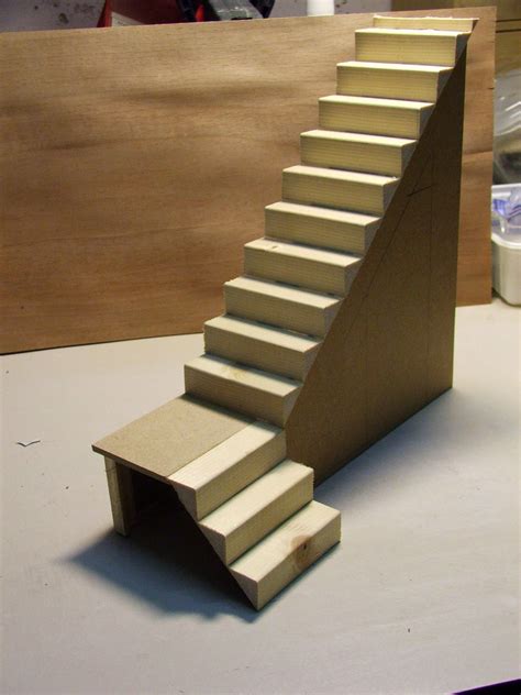 Stairs In Progress I Made For My Future Dollhouse Project Still A