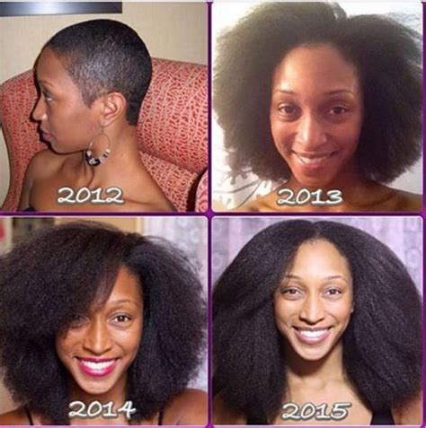 The anagen phase (hair growth phase) becomes shorter with time, causing hair to grow thinner and weaker at the end of each cycle. Inspiring Photos of Natural Hair Growth! - HEALTHY HAIR + BODY