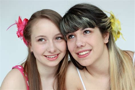 Two Beautiful Teen Girls Stock Images Image 24333994