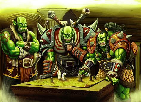 Fondos De Pantalla World Of Warcraft Orco Guerrero Mesa Juegos Fantasía