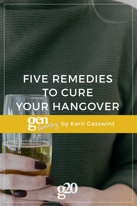 5 Remedies For Your Hangover