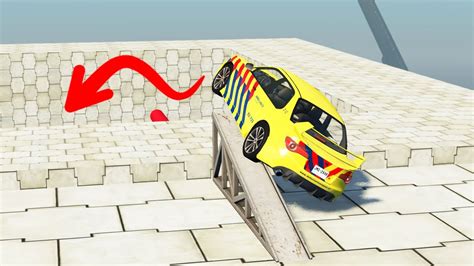 High Speed Ramp Jumps 20 Beamng Drive Crashes Youtube
