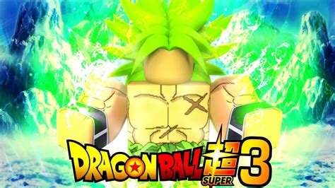 Dragon Ball Super Broly Form Dragon Ball Super 3 Roblox Youtube