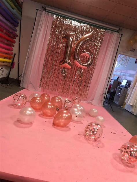 pinterest ~girly girl add me for more 😏 sweet 16 party decorations 16th birthday