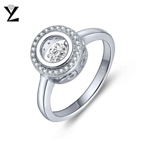Yl 925 Sterling Silver Wedding Rings For Women Fine Jewelry Engagement