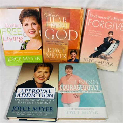 Lot 5 Joyce Meyer Books God Living Courageously Free Forgive