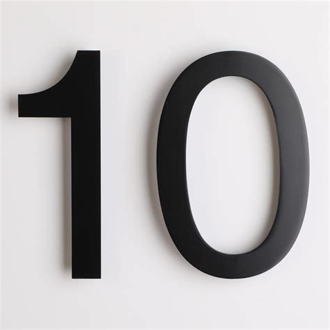 Number 18 apartments ⭐ , united kingdom, exeter, mary arches street: 5 Inch Floating House Numbers Door Sign Mounted, Stainless ...