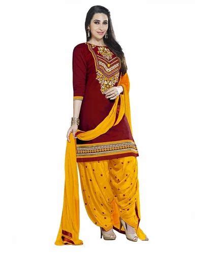 Casual Wear Patiala Punjabi Suit Rs 2000piece Aanchal Fashions Id