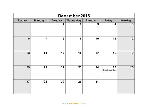 Best December 2015 Calendar Template Hd Wallpaper Happypixlink