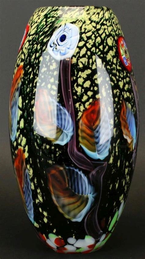 Murano Art Glass Vase Ann Primrose Collection