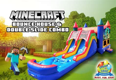 Minecraft Bounce House Minecraft Party Rental For Kids Rent Today