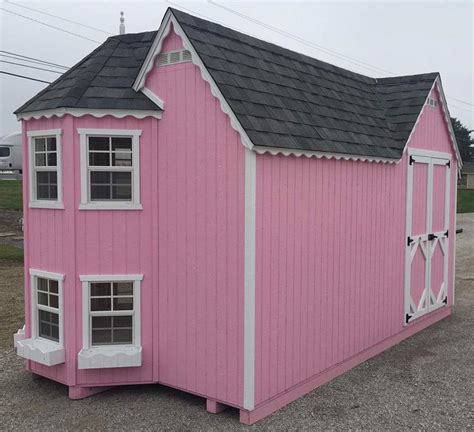 This Mini Mansion Outdoor Playhouse For Kids Measures A Massive 16 Feet