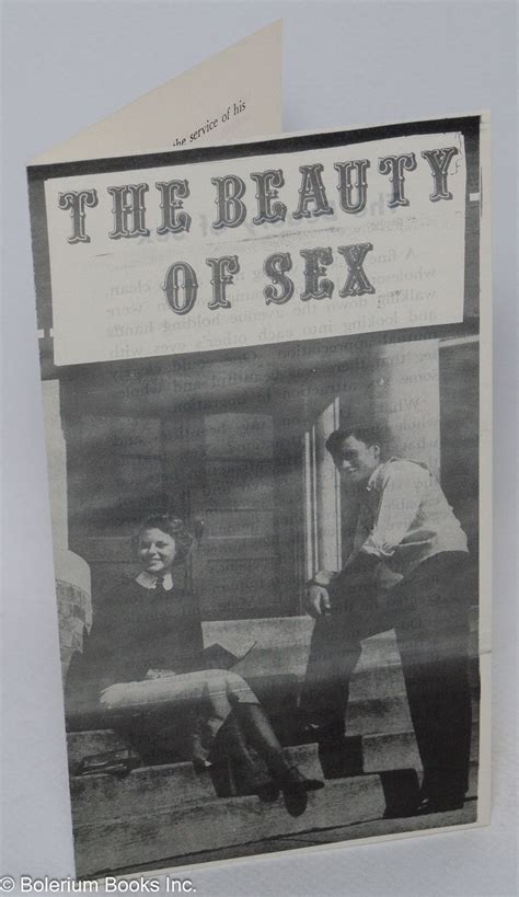 the beauty of sex brochure george goris