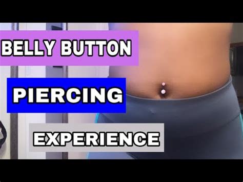 Belly Button Piercings Experience Pain Aftercare Etc Youtube