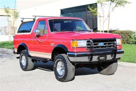 Red Ford Bronco With 94500 Miles Available Now Classic Cars For Sale