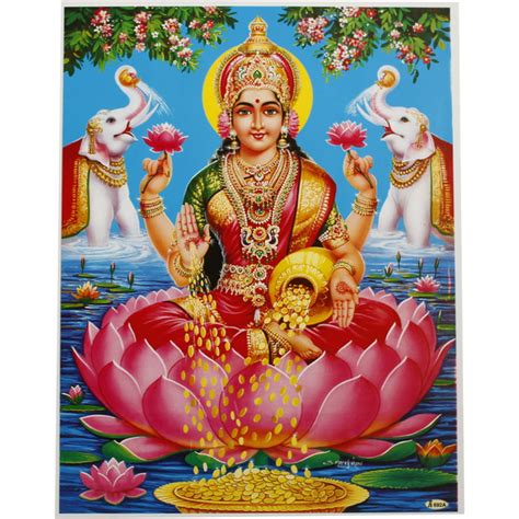 Lakshmi Poster 225x29cm Yogakosmos