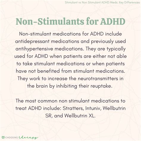 Adhd Stimulants Vs Non Stimulants Understanding The Difference