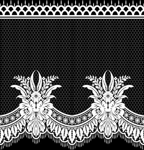 Lace Seamless Borders Vectors Set 03 Vector Floral Vector Pattern