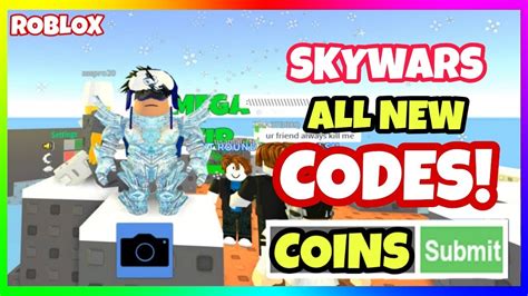 August All New Codes In Skywars 2020 Roblox Youtube