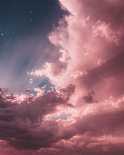 Matialonsor Photo Sky Aesthetic Pink Clouds Wallpaper Sky Pictures