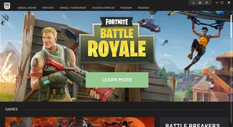 + battle royale (last) interface language: Epic Games Launcher: Easily Buy, Install and Update Games