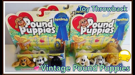 Vintage Pound Puppies Haul Toy Throwback S S Galoob YouTube