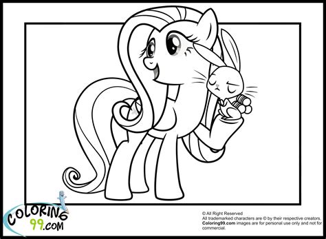 In coloringcrew.com find hundreds of coloring pages of my little pony and online coloring pages for free. My Little Pony Fluttershy Coloring Pages | Minister Coloring